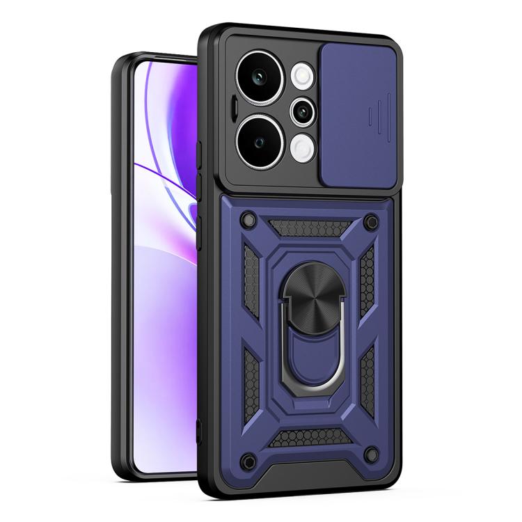 Cover per fotocamera scorrevole Custodia per telefono PC ibrida in TPU, For Realme P4 Power 5G, For Realme C83 5G, For Realme 16 5G