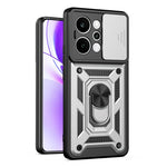 Cover per fotocamera scorrevole Custodia per telefono PC ibrida in TPU, For Realme P4 Power 5G, For Realme C83 5G, For Realme 16 5G