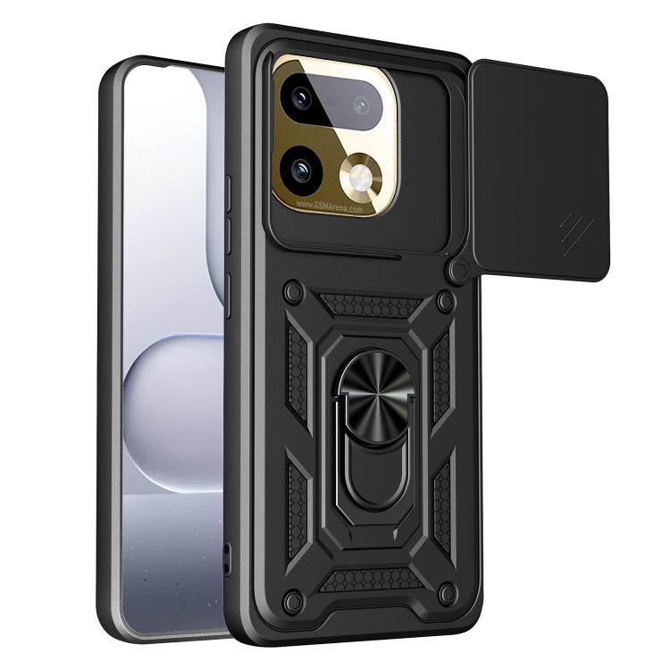 Cover per fotocamera scorrevole Custodia per telefono PC ibrida in TPU, For Realme 16 Pro+ 5G Global, For Realme 16 Pro / 16 Pro+ 5G, For Realme P4x 5G India