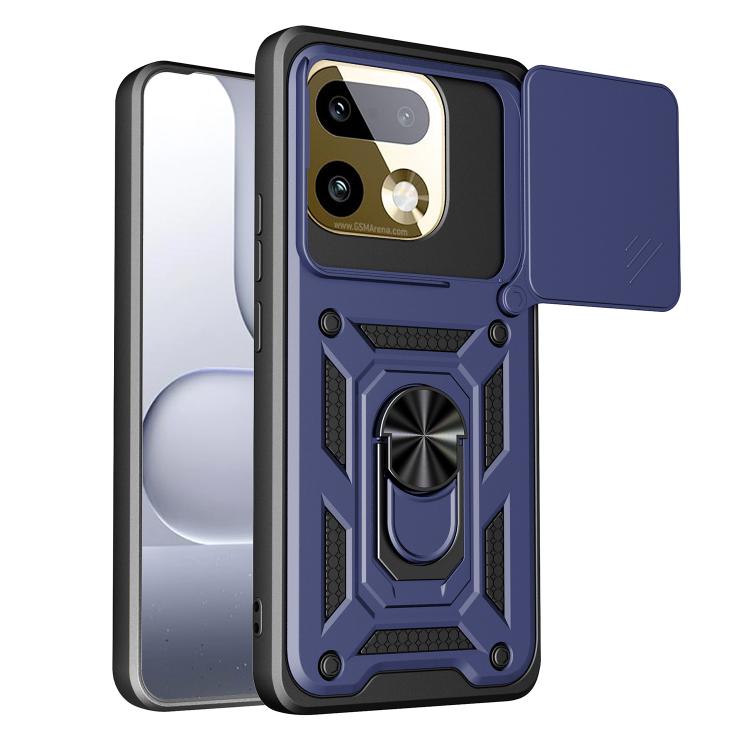 Cover per fotocamera scorrevole Custodia per telefono PC ibrida in TPU, For Realme 16 Pro+ 5G Global, For Realme 16 Pro / 16 Pro+ 5G, For Realme P4x 5G India