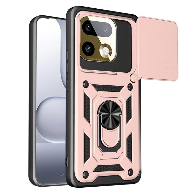 Cover per fotocamera scorrevole Custodia per telefono PC ibrida in TPU, For Realme 16 Pro+ 5G Global, For Realme 16 Pro / 16 Pro+ 5G, For Realme P4x 5G India