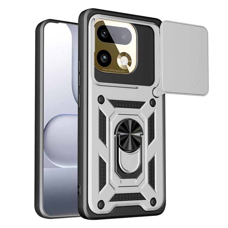 Cover per fotocamera scorrevole Custodia per telefono PC ibrida in TPU, For Realme 16 Pro+ 5G Global, For Realme 16 Pro / 16 Pro+ 5G, For Realme P4x 5G India