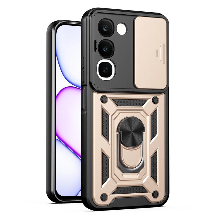 Cover per fotocamera scorrevole Custodia per telefono PC ibrida in TPU, For Realme 16T 5G, For Realme C100i / C100x 4G, For Realme C100 4G