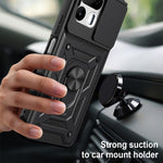 Cover per fotocamera scorrevole Custodia per telefono PC ibrida in TPU, For Realme 16T 5G, For Realme C100i / C100x 4G, For Realme C100 4G