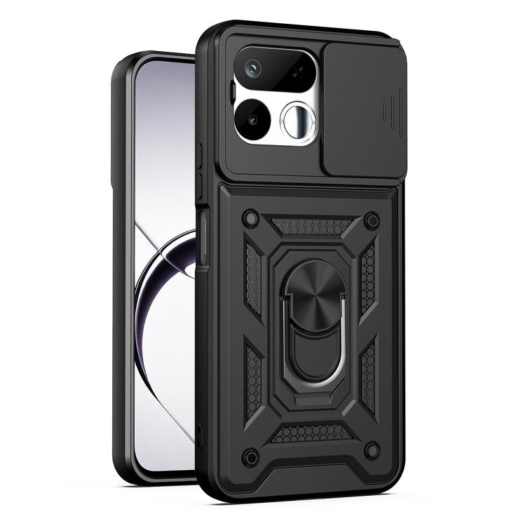 Cover per fotocamera scorrevole Custodia per telefono PC ibrida in TPU, For Realme 16T 5G, For Realme C100i / C100x 4G, For Realme C100 4G