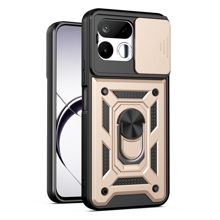 Cover per fotocamera scorrevole Custodia per telefono PC ibrida in TPU, For Realme 16T 5G, For Realme C100i / C100x 4G, For Realme C100 4G