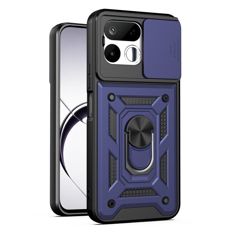 Cover per fotocamera scorrevole Custodia per telefono PC ibrida in TPU, For Realme 16T 5G, For Realme C100i / C100x 4G, For Realme C100 4G