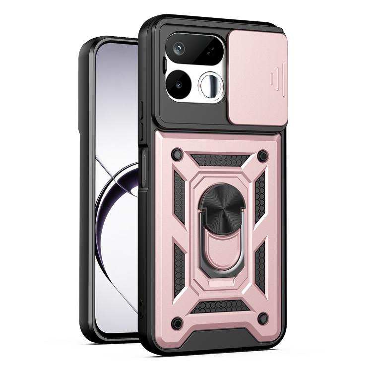Cover per fotocamera scorrevole Custodia per telefono PC ibrida in TPU, For Realme 16T 5G, For Realme C100i / C100x 4G, For Realme C100 4G