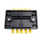CP-4002 100A 48V RV Yacht Modificato a doppia fila Barra collettrice a 5 vie con terminali da 10 pezzi, CP-4002