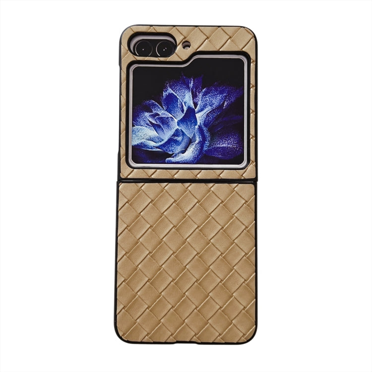 Custodia per telefono pieghevole con trama intrecciata, For Samsung Galaxy Z Fold5 5G, For Samsung Galaxy Z Flip5 5G