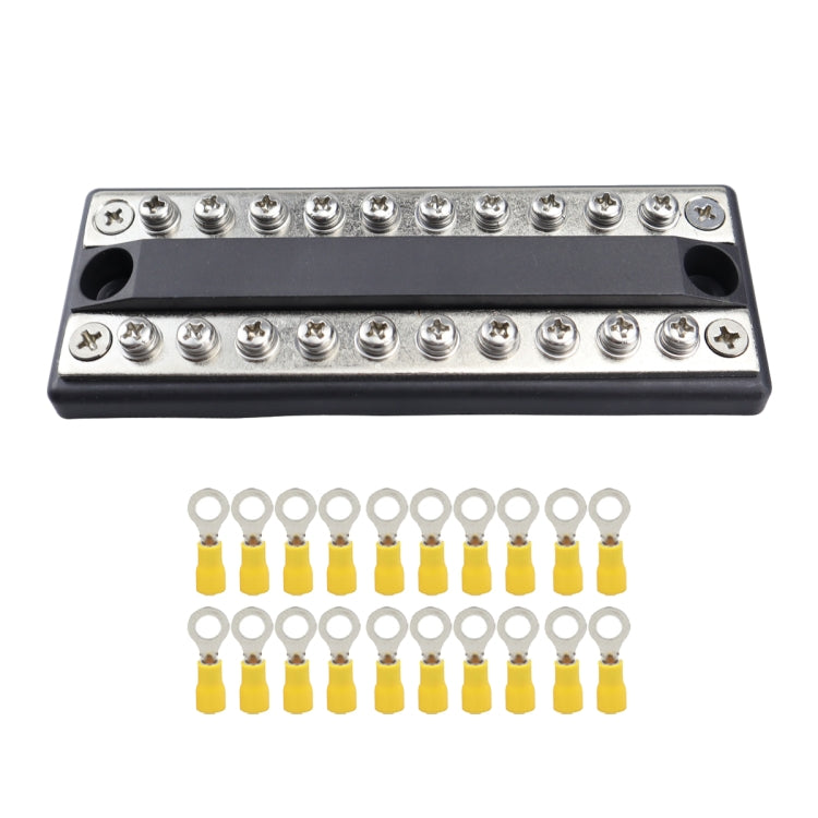 CP-4051 100A 48V RV Yacht modificato a doppia fila a 10 vie sbarra collettrice con terminali da 20 pezzi, CP-4051