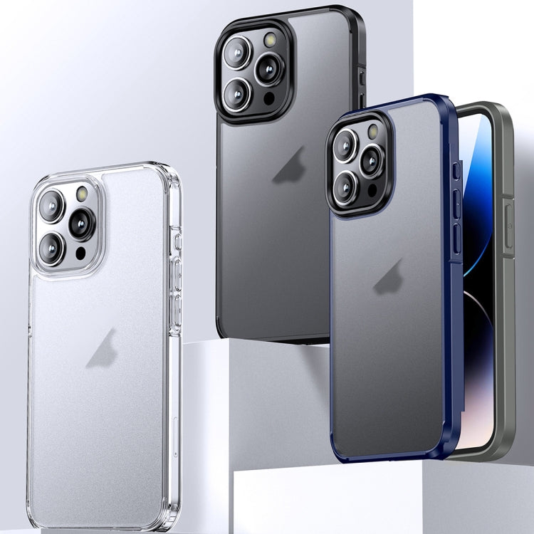 Custodia rigida per PC in TPU opaco cristallo di ghiaccio, For iPhone 15 Pro Max, For iPhone 15 Pro, For iPhone 15 Plus, For iPhone 15