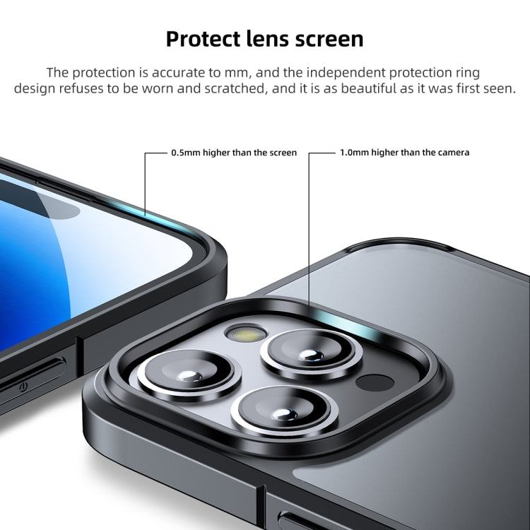 Custodia rigida per PC in TPU opaco cristallo di ghiaccio, For iPhone 15 Pro Max, For iPhone 15 Pro, For iPhone 15 Plus, For iPhone 15