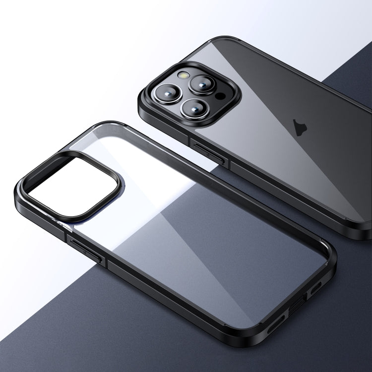 PC trasparente in cristallo di ghiaccio + custodia per telefono in TPU, For iPhone 15 Pro Max, For iPhone 15 Pro, For iPhone 15 Plus, For iPhone 15