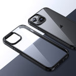 PC trasparente in cristallo di ghiaccio + custodia per telefono in TPU, For iPhone 15 Pro Max, For iPhone 15 Pro, For iPhone 15 Plus, For iPhone 15