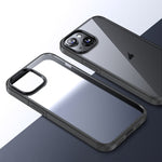 PC trasparente in cristallo di ghiaccio + custodia per telefono in TPU, For iPhone 15 Pro Max, For iPhone 15 Pro, For iPhone 15 Plus, For iPhone 15
