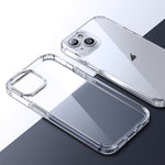 PC trasparente in cristallo di ghiaccio + custodia per telefono in TPU, For iPhone 15 Pro Max, For iPhone 15 Pro, For iPhone 15 Plus, For iPhone 15