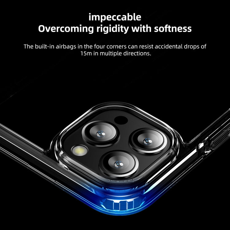 PC trasparente in cristallo di ghiaccio + custodia per telefono in TPU, For iPhone 15 Pro Max, For iPhone 15 Pro, For iPhone 15 Plus, For iPhone 15