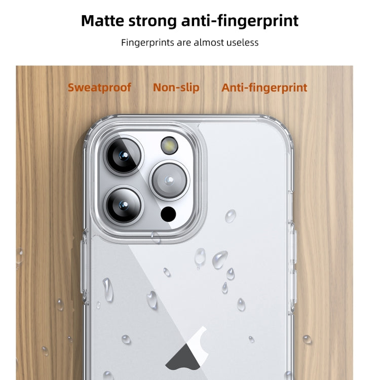 PC trasparente in cristallo di ghiaccio + custodia per telefono in TPU, For iPhone 15 Pro Max, For iPhone 15 Pro, For iPhone 15 Plus, For iPhone 15