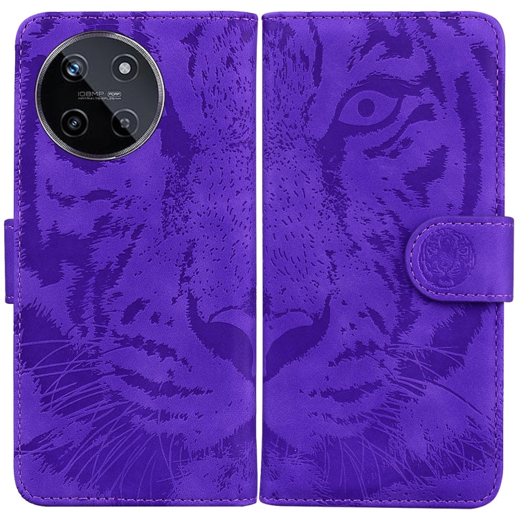 Custodia per cellulare in pelle con motivo a tigre in rilievo, For Realme 12 Pro+ Global, For Realme C67 4G Global, For Realme 11 4G Global, For Realme 11 5G/Narzo 60 India Version