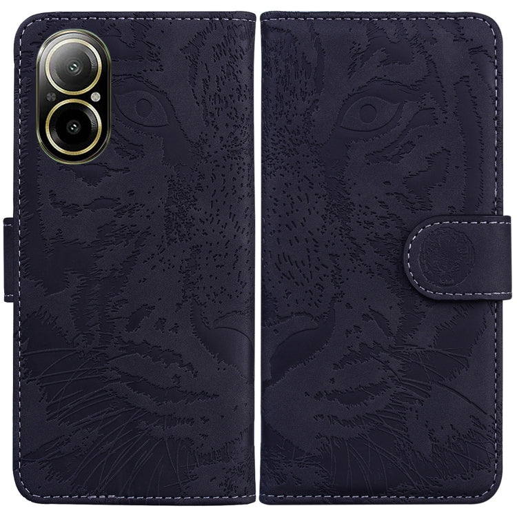 Custodia per cellulare in pelle con motivo a tigre in rilievo, For Realme 12 Pro+ Global, For Realme C67 4G Global, For Realme 11 4G Global, For Realme 11 5G/Narzo 60 India Version