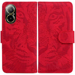 Custodia per cellulare in pelle con motivo a tigre in rilievo, For Realme 12 Pro+ Global, For Realme C67 4G Global, For Realme 11 4G Global, For Realme 11 5G/Narzo 60 India Version
