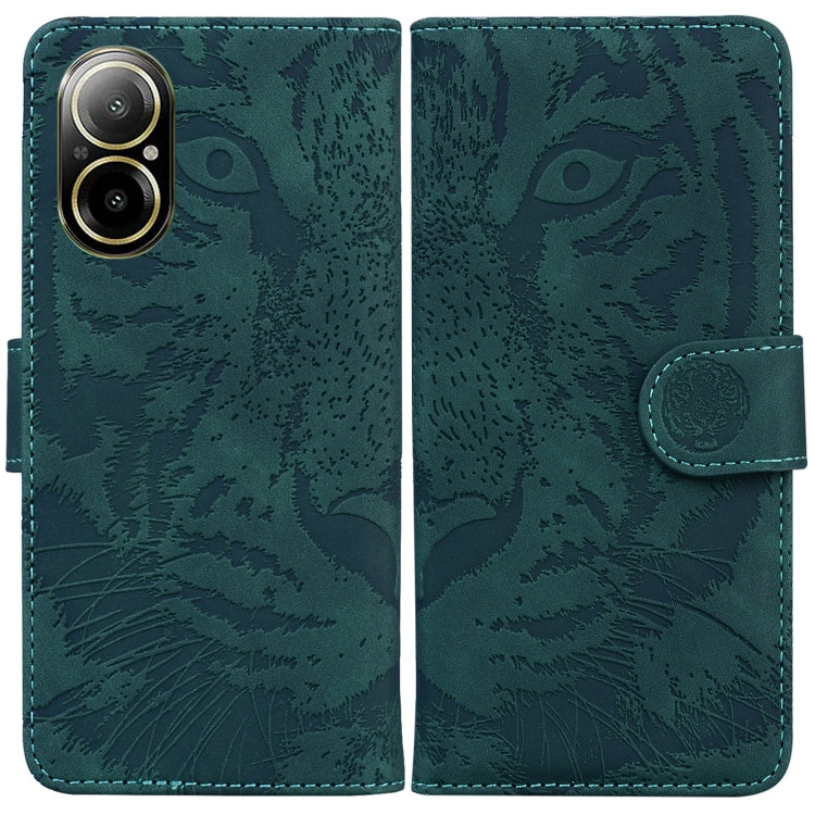 Custodia per cellulare in pelle con motivo a tigre in rilievo, For Realme 12 Pro+ Global, For Realme C67 4G Global, For Realme 11 4G Global, For Realme 11 5G/Narzo 60 India Version