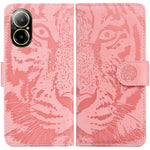 Custodia per cellulare in pelle con motivo a tigre in rilievo, For Realme 12 Pro+ Global, For Realme C67 4G Global, For Realme 11 4G Global, For Realme 11 5G/Narzo 60 India Version