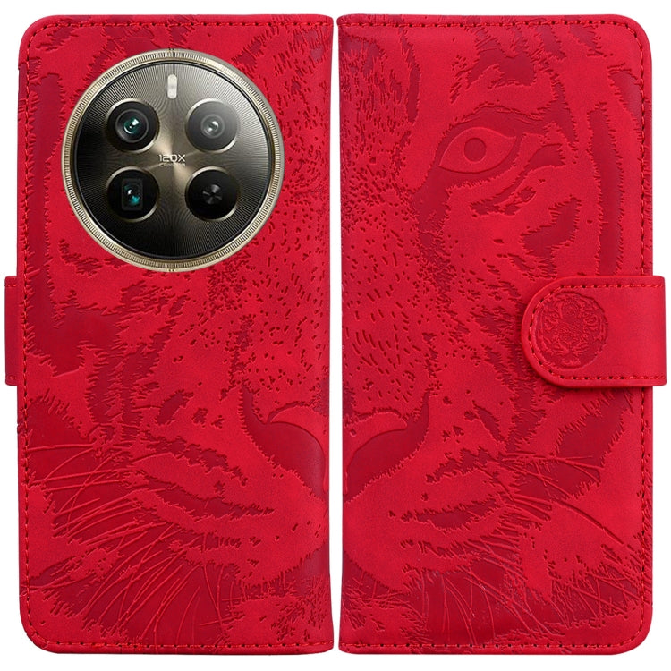 Custodia per cellulare in pelle con motivo a tigre in rilievo, For Realme 12 Pro+ Global, For Realme C67 4G Global, For Realme 11 4G Global, For Realme 11 5G/Narzo 60 India Version