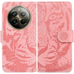 Custodia per cellulare in pelle con motivo a tigre in rilievo, For Realme 12 Pro+ Global, For Realme C67 4G Global, For Realme 11 4G Global, For Realme 11 5G/Narzo 60 India Version