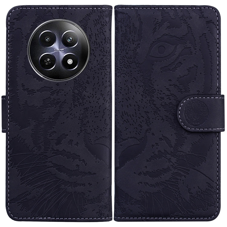 Custodia per cellulare in pelle con motivo a tigre in rilievo, For Realme GT 6 / GT 6T / GT Neo6, For Realme C61 / C63 / Note 60, For Realme 12 5G, For Realme 12+