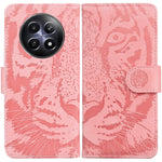 Custodia per cellulare in pelle con motivo a tigre in rilievo, For Realme GT 6 / GT 6T / GT Neo6, For Realme C61 / C63 / Note 60, For Realme 12 5G, For Realme 12+