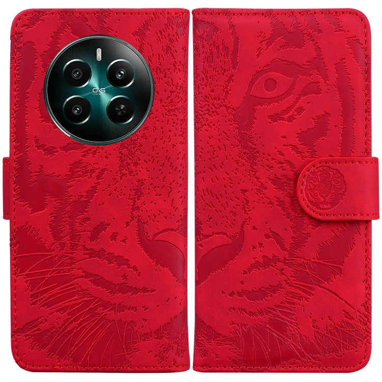 Custodia per cellulare in pelle con motivo a tigre in rilievo, For Realme GT 6 / GT 6T / GT Neo6, For Realme C61 / C63 / Note 60, For Realme 12 5G, For Realme 12+