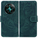 Custodia per cellulare in pelle con motivo a tigre in rilievo, For Realme GT 6 / GT 6T / GT Neo6, For Realme C61 / C63 / Note 60, For Realme 12 5G, For Realme 12+