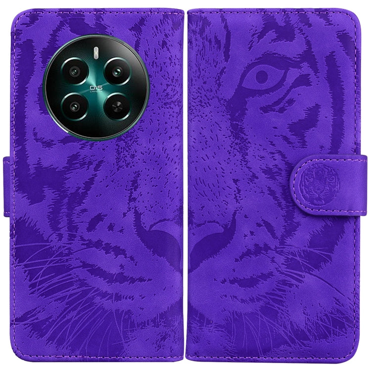 Custodia per cellulare in pelle con motivo a tigre in rilievo, For Realme GT 6 / GT 6T / GT Neo6, For Realme C61 / C63 / Note 60, For Realme 12 5G, For Realme 12+