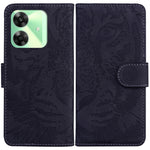 Custodia per cellulare in pelle con motivo a tigre in rilievo, For Realme GT 6 / GT 6T / GT Neo6, For Realme C61 / C63 / Note 60, For Realme 12 5G, For Realme 12+