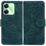 Custodia per cellulare in pelle con motivo a tigre in rilievo, For Realme GT 6 / GT 6T / GT Neo6, For Realme C61 / C63 / Note 60, For Realme 12 5G, For Realme 12+