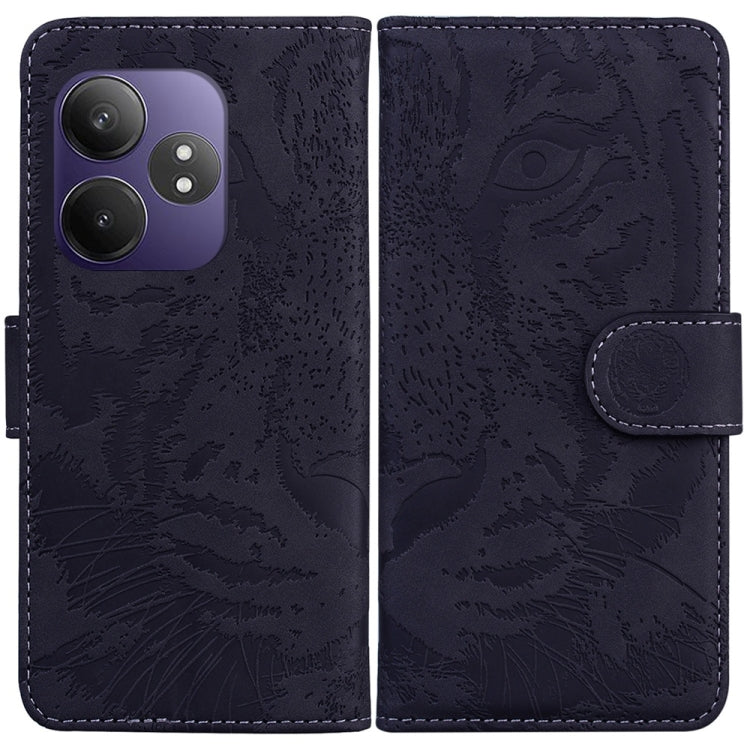 Custodia per cellulare in pelle con motivo a tigre in rilievo, For Realme GT 6 / GT 6T / GT Neo6, For Realme C61 / C63 / Note 60, For Realme 12 5G, For Realme 12+