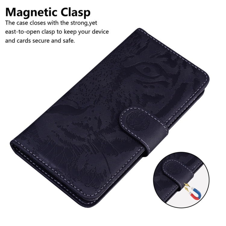 Custodia per cellulare in pelle con motivo a tigre in rilievo, For Realme GT 6 / GT 6T / GT Neo6, For Realme C61 / C63 / Note 60, For Realme 12 5G, For Realme 12+