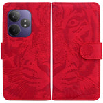 Custodia per cellulare in pelle con motivo a tigre in rilievo, For Realme GT 6 / GT 6T / GT Neo6, For Realme C61 / C63 / Note 60, For Realme 12 5G, For Realme 12+