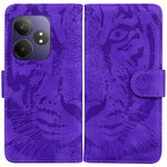 Custodia per cellulare in pelle con motivo a tigre in rilievo, For Realme GT 6 / GT 6T / GT Neo6, For Realme C61 / C63 / Note 60, For Realme 12 5G, For Realme 12+