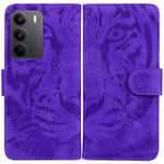 Custodia per cellulare in pelle con motivo a tigre in rilievo, For Realme 14 Pro+, For Realme 14 Pro, For Realme C75, For Realme 13+ Global