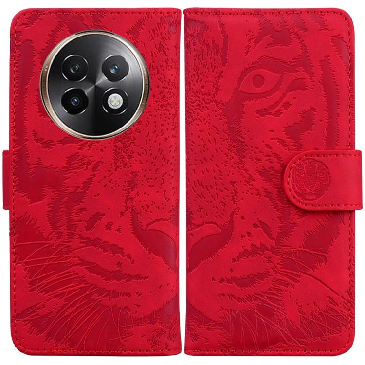 Custodia per cellulare in pelle con motivo a tigre in rilievo, For Realme 14 Pro+, For Realme 14 Pro, For Realme C75, For Realme 13+ Global