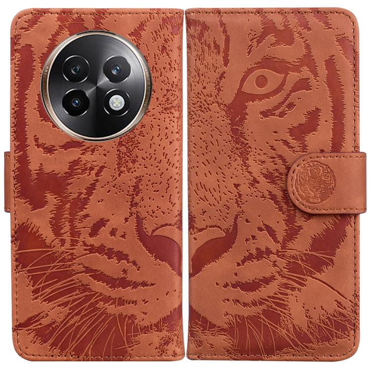 Custodia per cellulare in pelle con motivo a tigre in rilievo, For Realme 14 Pro+, For Realme 14 Pro, For Realme C75, For Realme 13+ Global