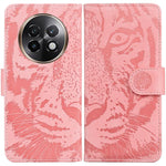 Custodia per cellulare in pelle con motivo a tigre in rilievo, For Realme 14 Pro+, For Realme 14 Pro, For Realme C75, For Realme 13+ Global