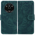 Custodia per cellulare in pelle con motivo a tigre in rilievo, For Realme 14 Pro+, For Realme 14 Pro, For Realme C75, For Realme 13+ Global