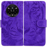 Custodia per cellulare in pelle con motivo a tigre in rilievo, For Realme 14 Pro+, For Realme 14 Pro, For Realme C75, For Realme 13+ Global