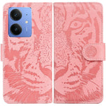 Custodia per cellulare in pelle con motivo a tigre in rilievo, For Realme Narzo 80 Lite 4G / C71 India, For Realme 15 5G / Realme 15 Pro 5G, For Realme 14, For Realme Neo7 SE