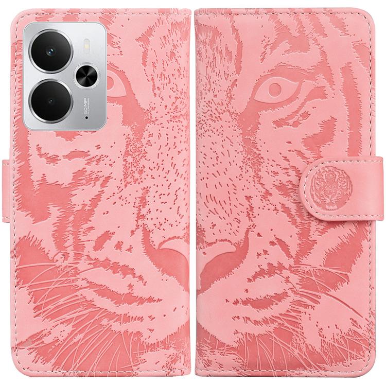 Custodia per cellulare in pelle con motivo a tigre in rilievo, For Realme Narzo 80 Lite 4G / C71 India, For Realme 15 5G / Realme 15 Pro 5G, For Realme 14, For Realme Neo7 SE