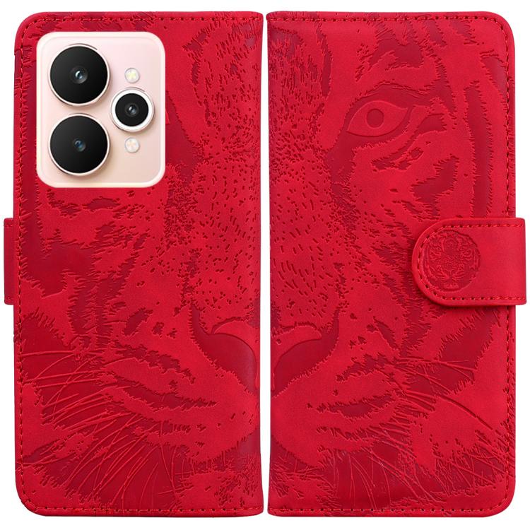 Custodia per cellulare in pelle con motivo a tigre in rilievo, For Realme Narzo 80 Lite 4G / C71 India, For Realme 15 5G / Realme 15 Pro 5G, For Realme 14, For Realme Neo7 SE